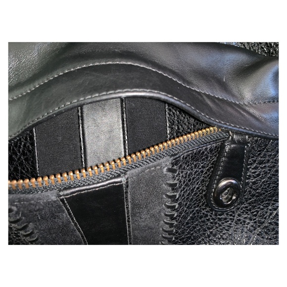 COACH Campus Backpack With Baseball Stitch. BLACK - Picture 8 of 8